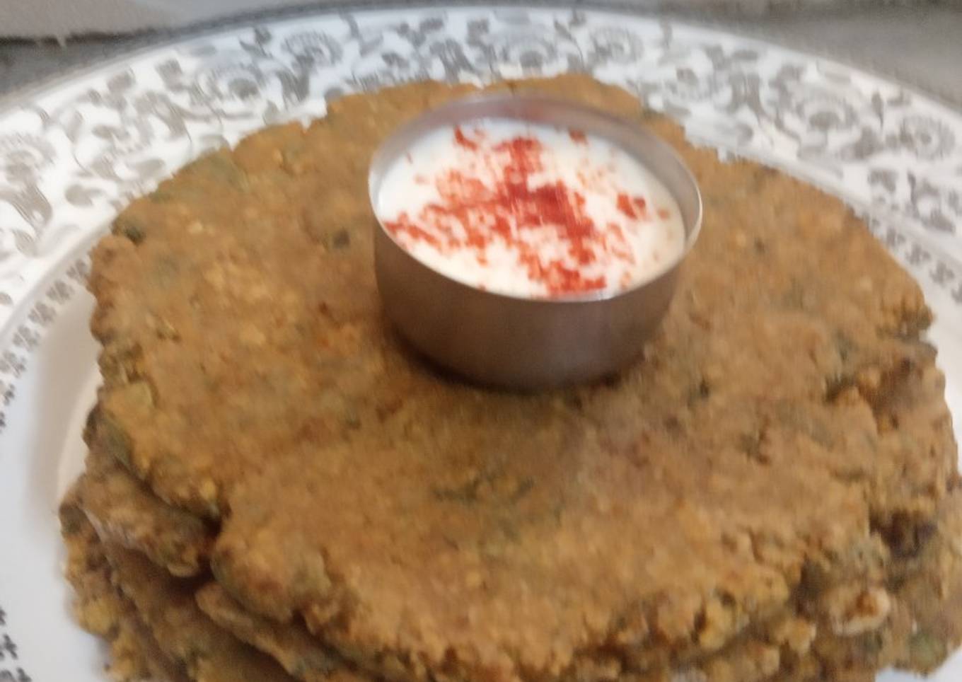 Multigrain methi rotla