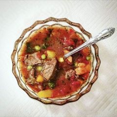 A picture of Beef Stew - Gluten and Dairy free.