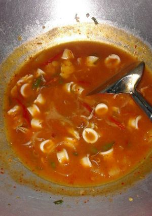 Foto resep Cumi saos padang