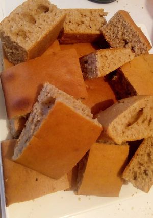 A picture of Coffee rich spice cake.