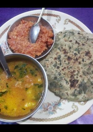 मेथी का पराठा (methi ka paratha recipe in Hindi) रेसिपी मुख्य फोटो