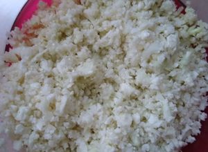 Una foto de Arroz de Coliflor