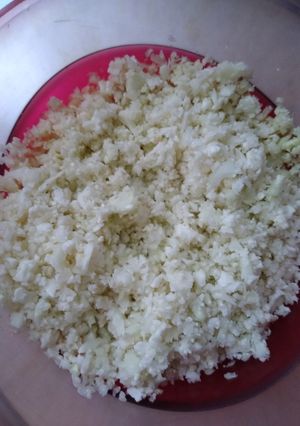 Una foto de Arroz de Coliflor