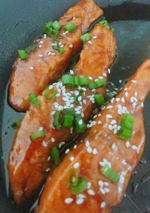 Foto resep Salmon madu kecap