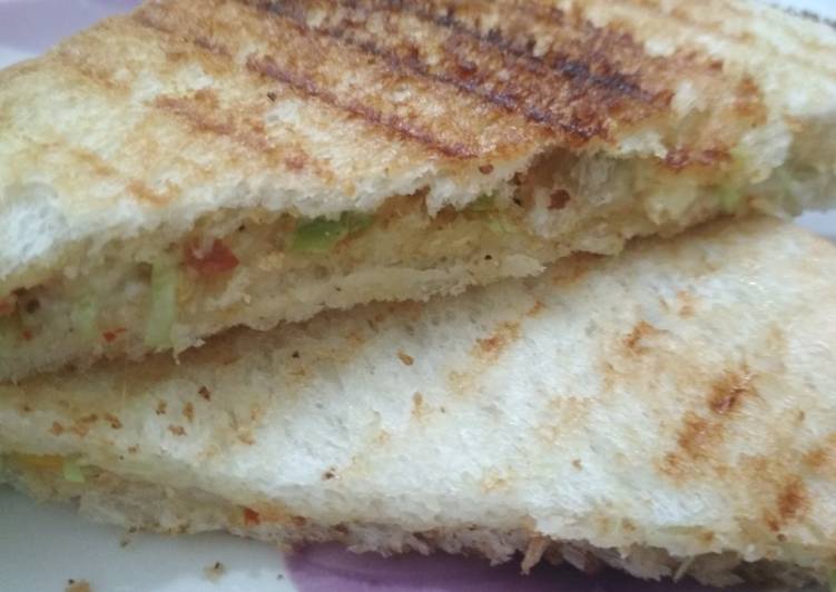 Easy Way to Cook Super Quick Veg sandwitch