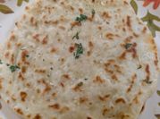 A picture of naan bread with yeast