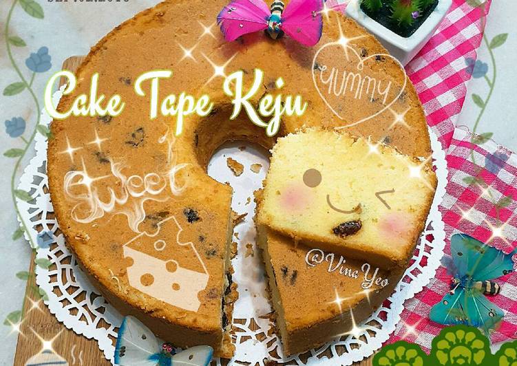 Langkah Mudah untuk Membuat Cake Tape Keju 🧀 🍃, Sempurna