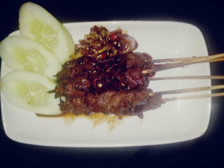 Cara Gampang Membuat Sate daging sapi yang Lezat Sekali