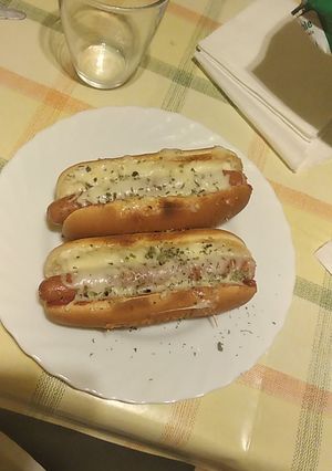 Una foto de Perritos calientes