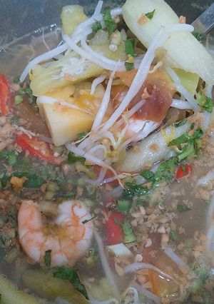 Hình của món Canh chua tôm.