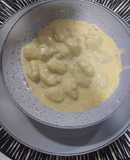 Salsa Alfredo con jamón