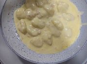 Una foto de salsa alfredo