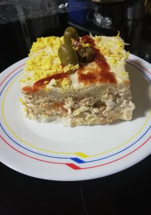 Una foto de Pastel frío de atún