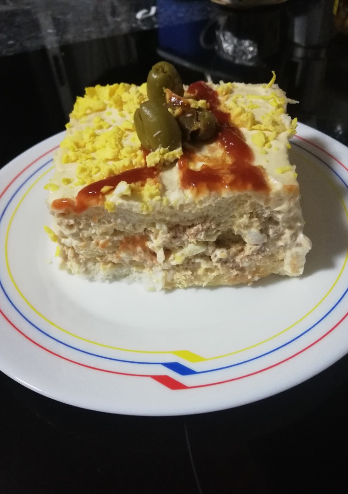 Una foto de Pastel frío de atún