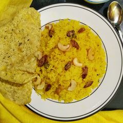 A picture of Basanti Pulao.