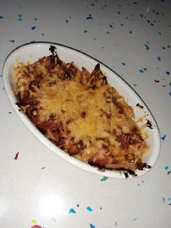 Una foto de Mis macarrones gratinados