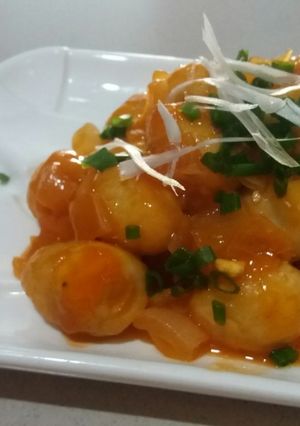 Hình của món Cầu cầu chua ngọt.