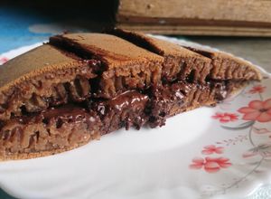 Foto resep Martabak coklat simple takaran sendok | martabak teflon