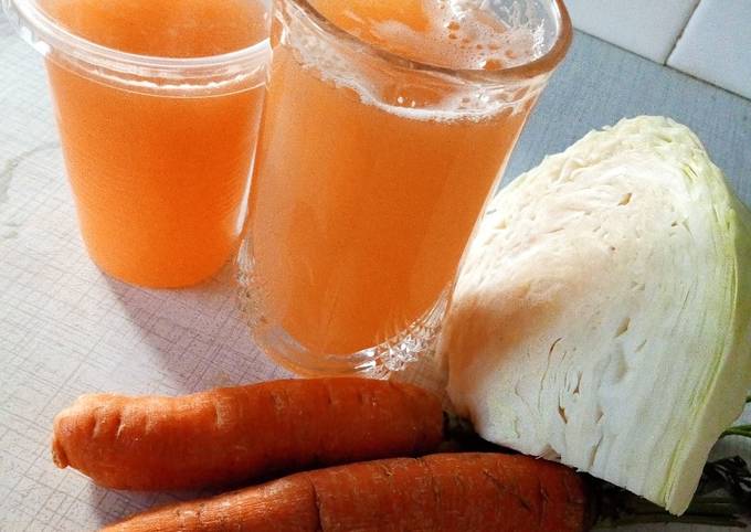 Cabbage and sale carrot juice