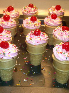 A picture of Too Cute Ice Cream Cone Cupcakes.