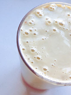 Una foto de Licuado vegano cremoso