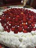 Torta panna e fragoline