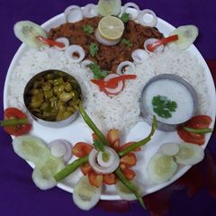 A picture of Rajma Chawal.