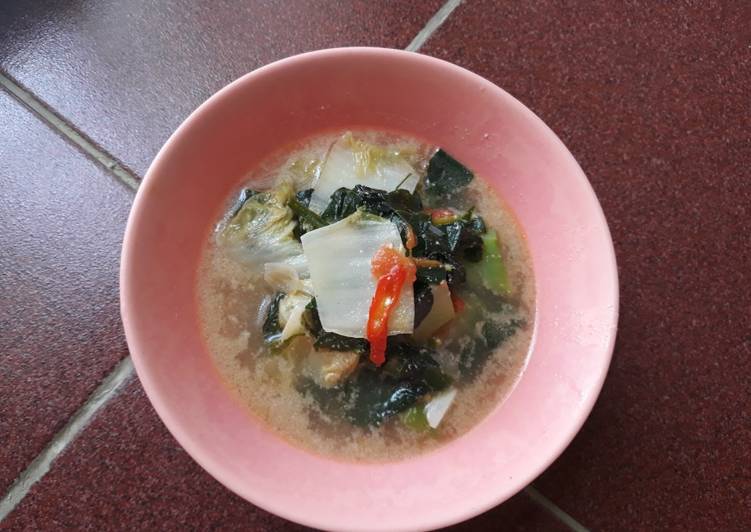 Langkah memasak Sayur masak putih Anti Gagal