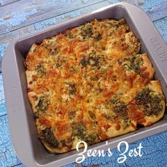 A picture of Oven Baked Buckwheat Garlic Bread.