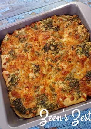 A picture of Oven Baked Buckwheat Garlic Bread.