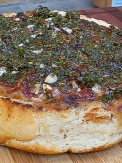 Una foto de Pan de campo relleno