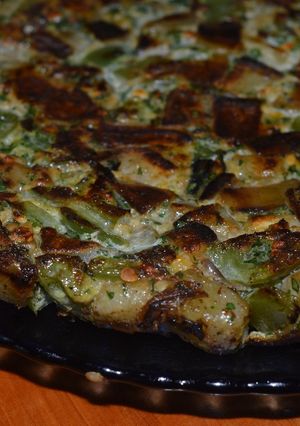Una foto de Tortilla de berenjenas