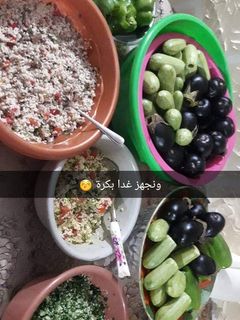 صورة لوصفة محاشي مشكله (كوسا ،باذنجان ، فليفله)