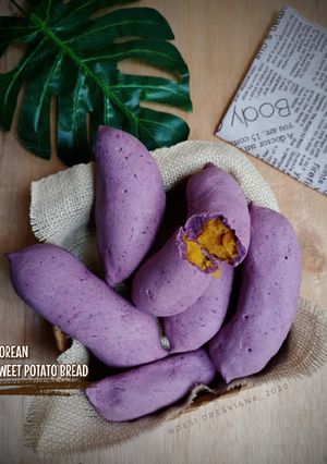 Foto resep Korean Sweet Potato Bread(tanpa tepung ubi)