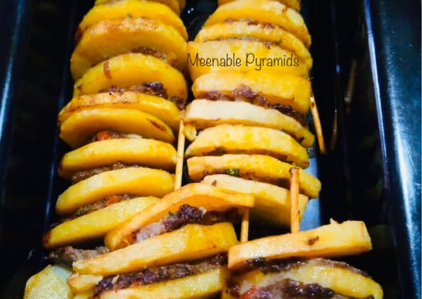 Potato skewers