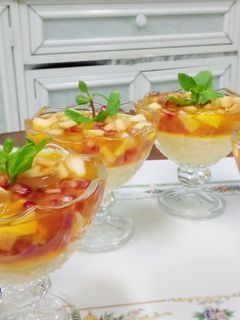 صورة لوصفة تحلية بالفواكه