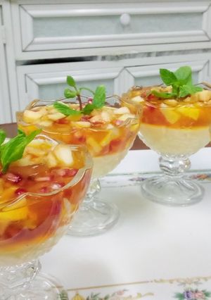 صورة لوصفة تحلية بالفواكه