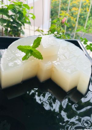 Hình của món Thạch vải.
