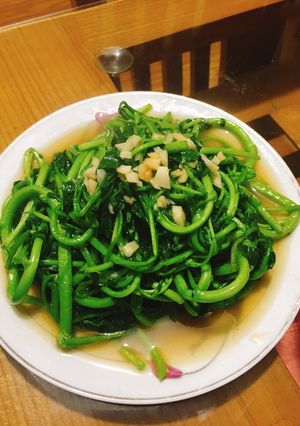 Hình của món Cải xoong xào tỏi !.