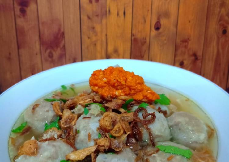 Resep Bakso sapi, Bisa Manjain Lidah