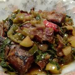 A picture of Ikan tongkol sambal kemangi.