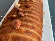 Una foto de budin limon y chia