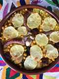 Cazuelita de arroz al horno con restos del cocido