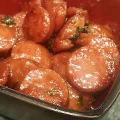 A picture of Brown Sugar Sausages.