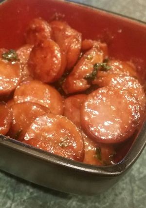 A picture of Brown Sugar Sausages.
