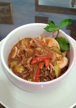 Foto resep 415.Cumi Mentega Saos Tiram Pedas