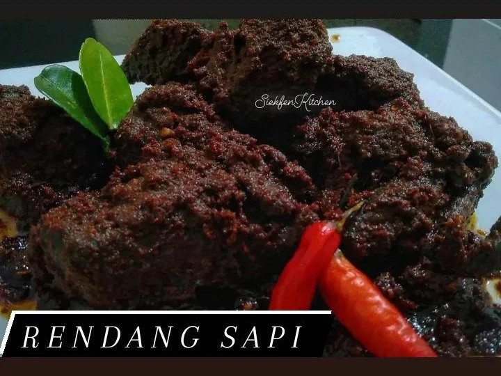 Langkah Gampang Menyiapkan Resep Edisi Lebaran : Rendang Sapi (Pemula pasti Berhasil) yang Bisa Manjain Lidah Anti Ribet, Lezat Sekali