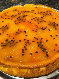 Una foto de Cheesecake de Maracuyá