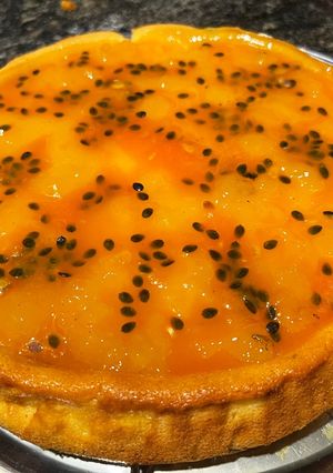 Una foto de Cheesecake de Maracuyá