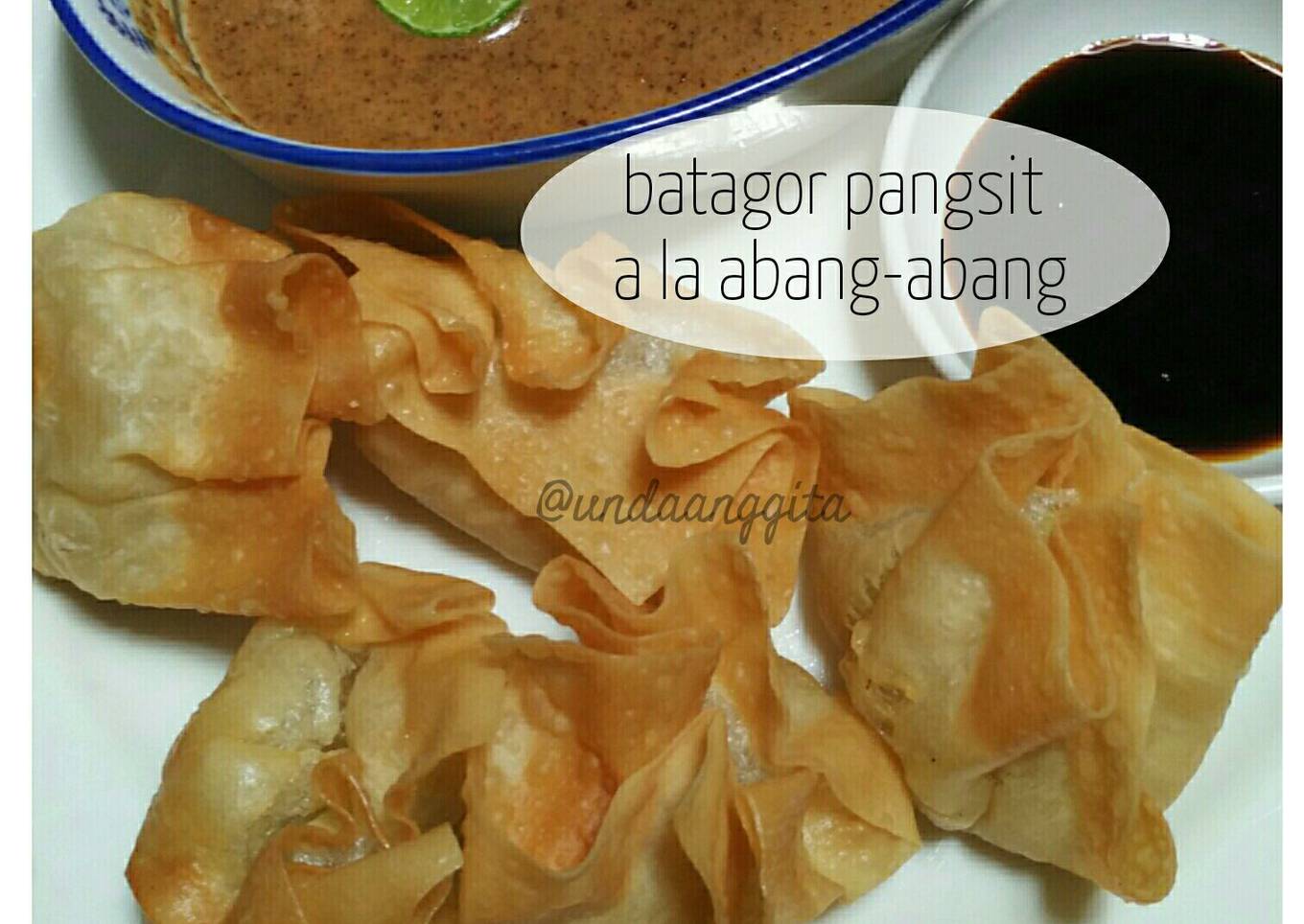Batagor pangsit a la abang-abang